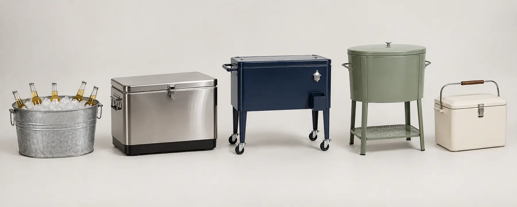 Full range of custom metal coolers