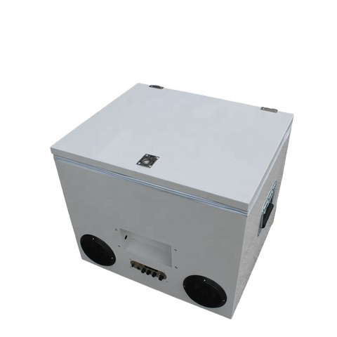 Plain white 50L metal speaker cooler